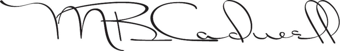 MB Cadwell signature