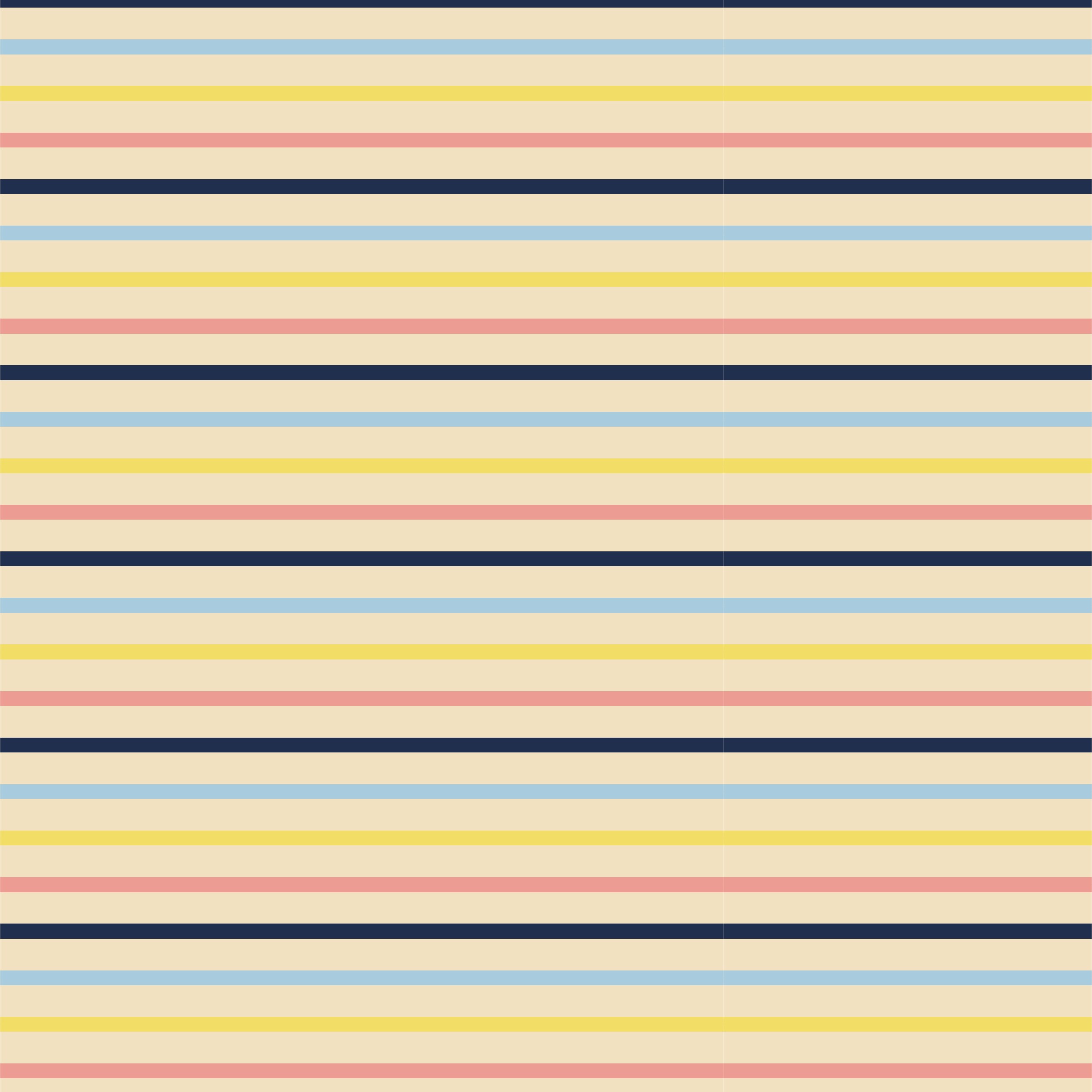 Cabana Stripe — Pastel colorway