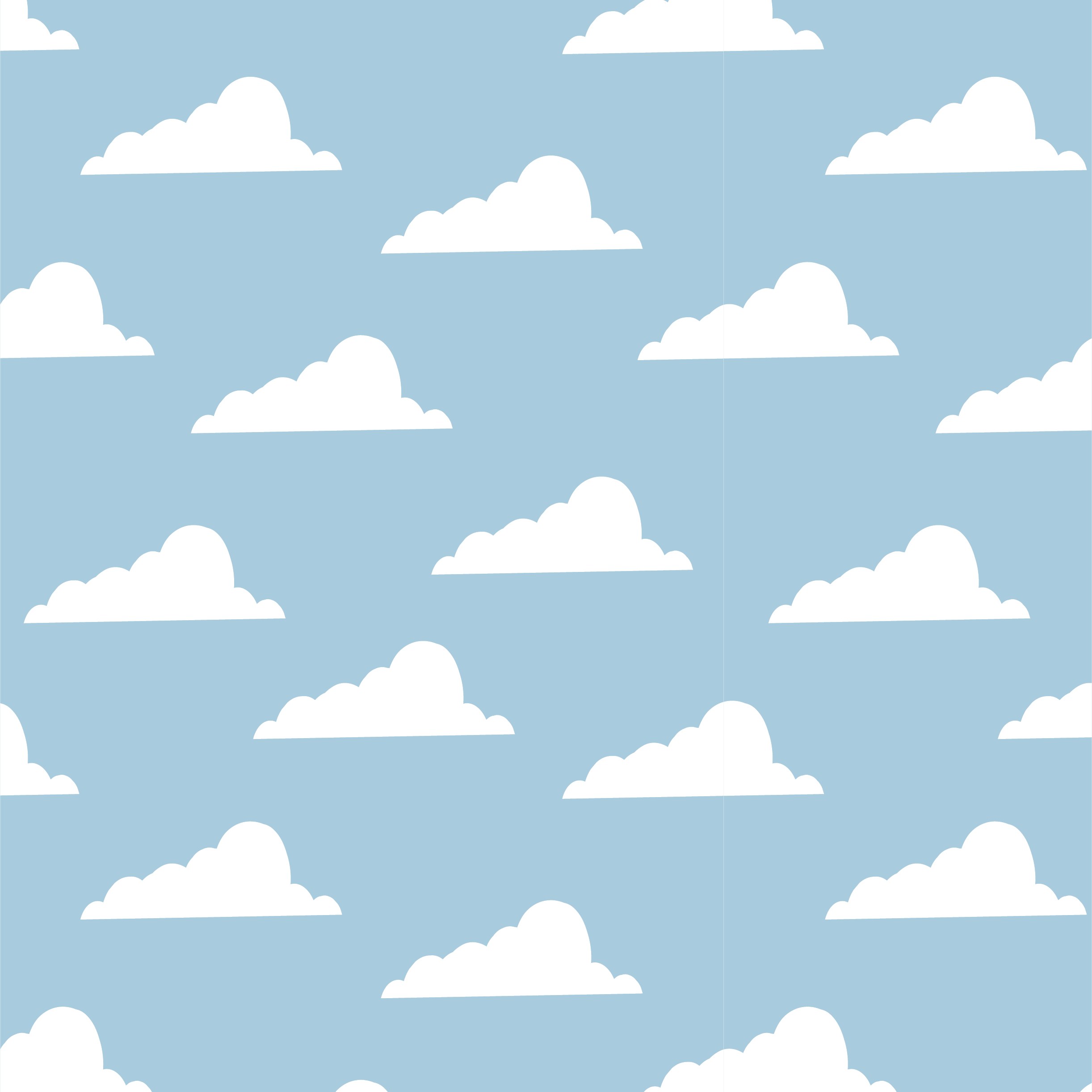 Easy Sky — clouds on sky blue
