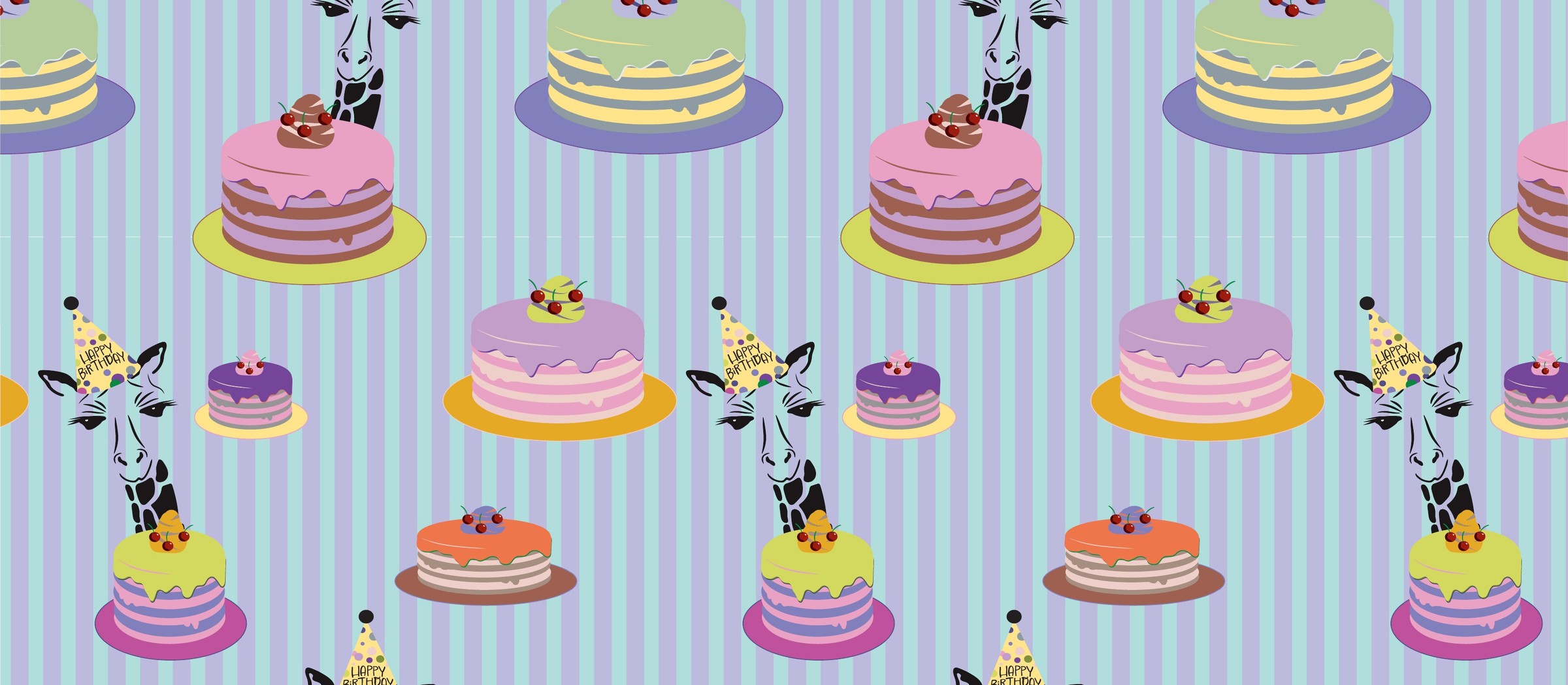 Giraffe Party banner