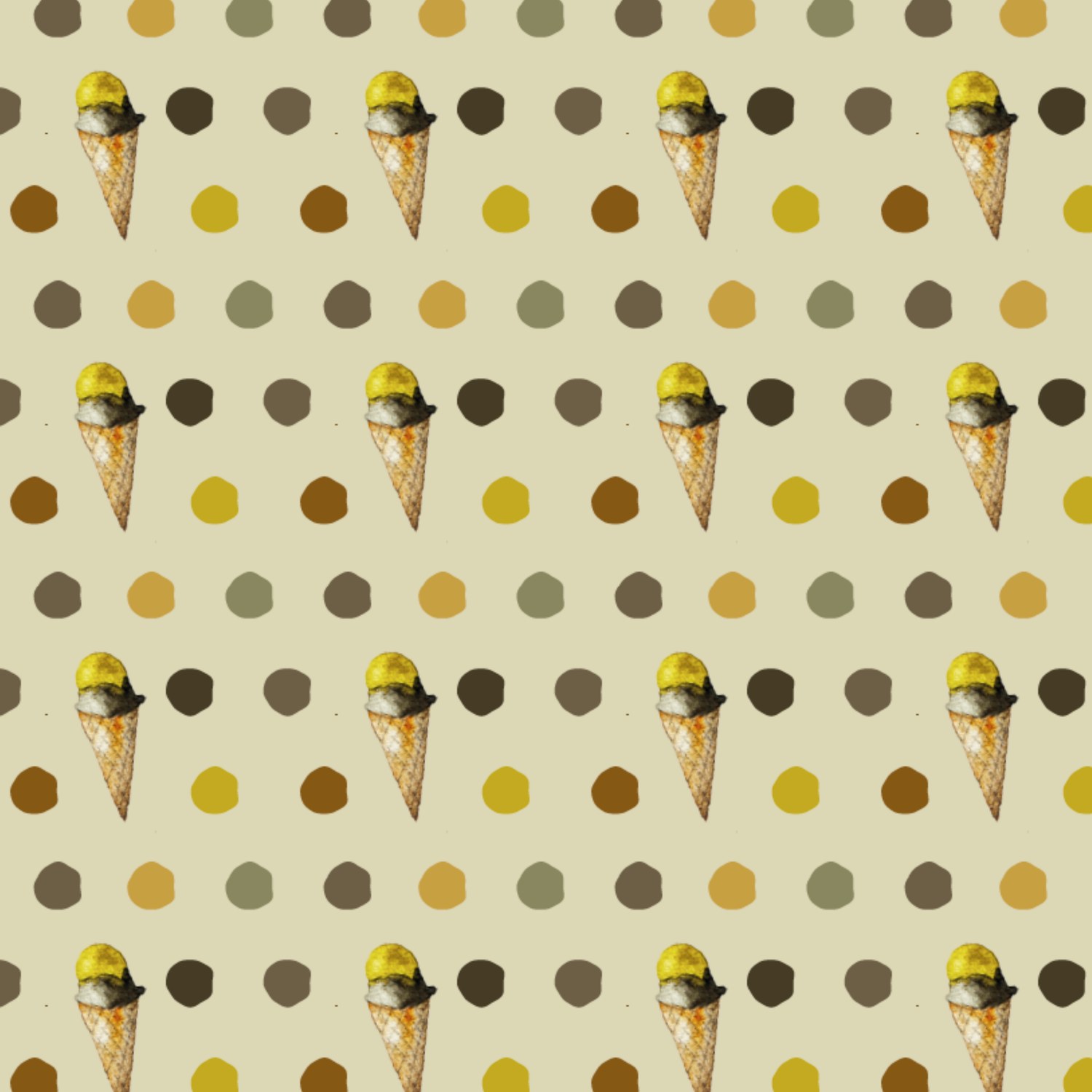 Gelato cone dots blender