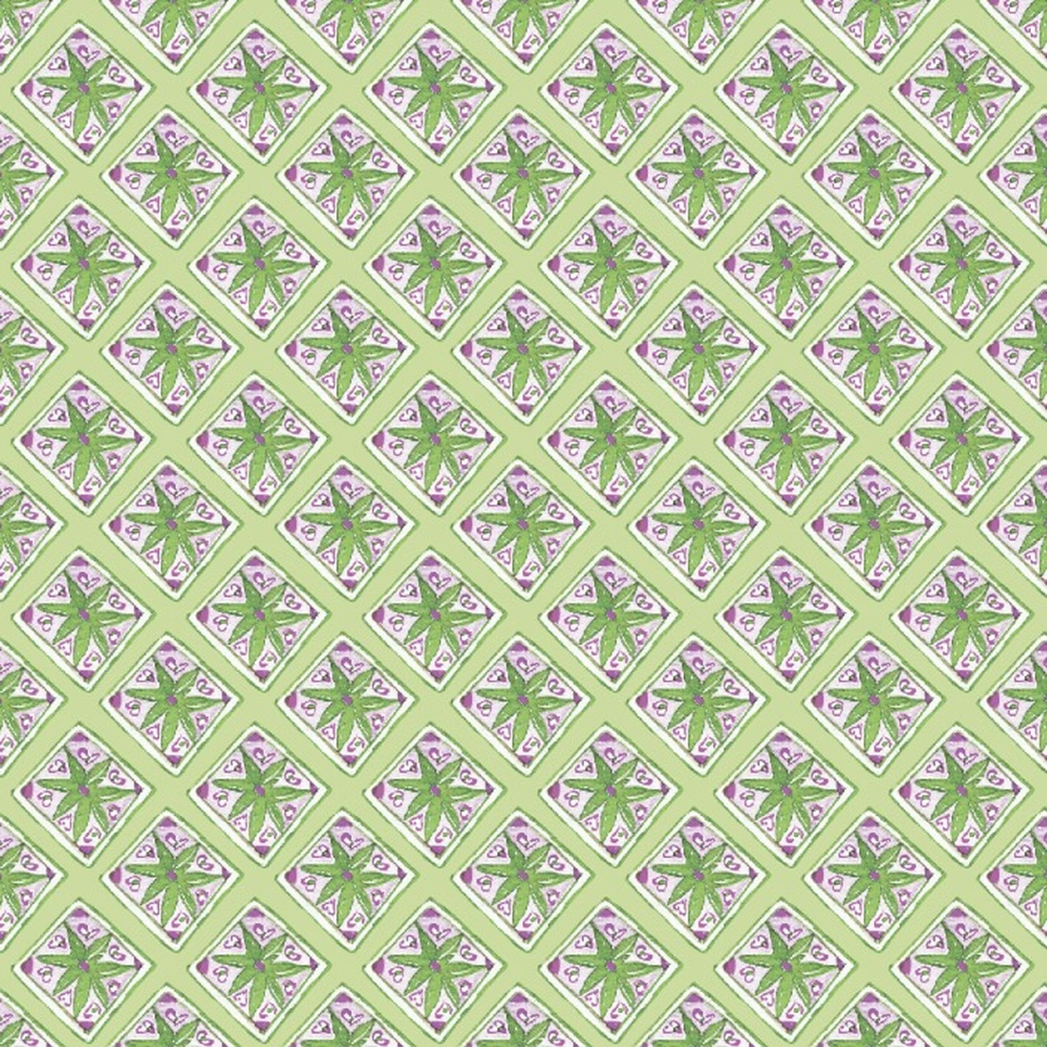 Green Italian tile coordinate