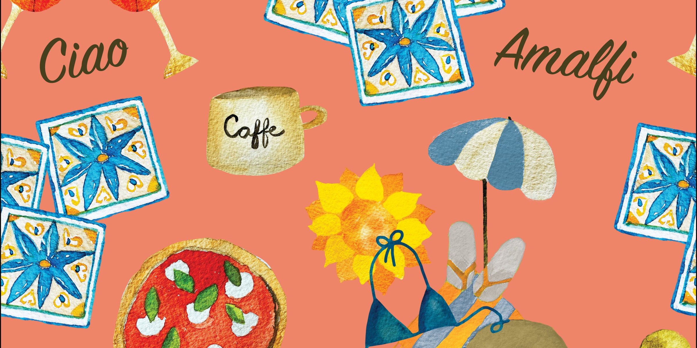 Mediterranean Summer — pattern banner