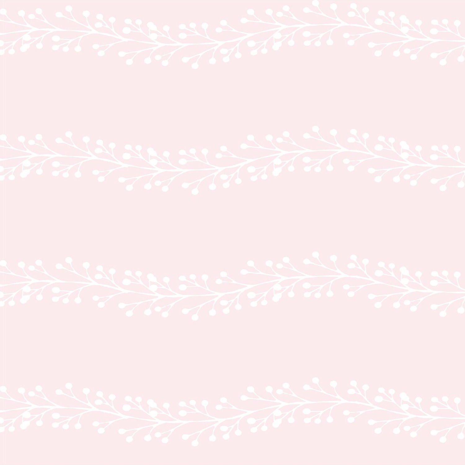 Sleepy Jungle pink garland pattern
