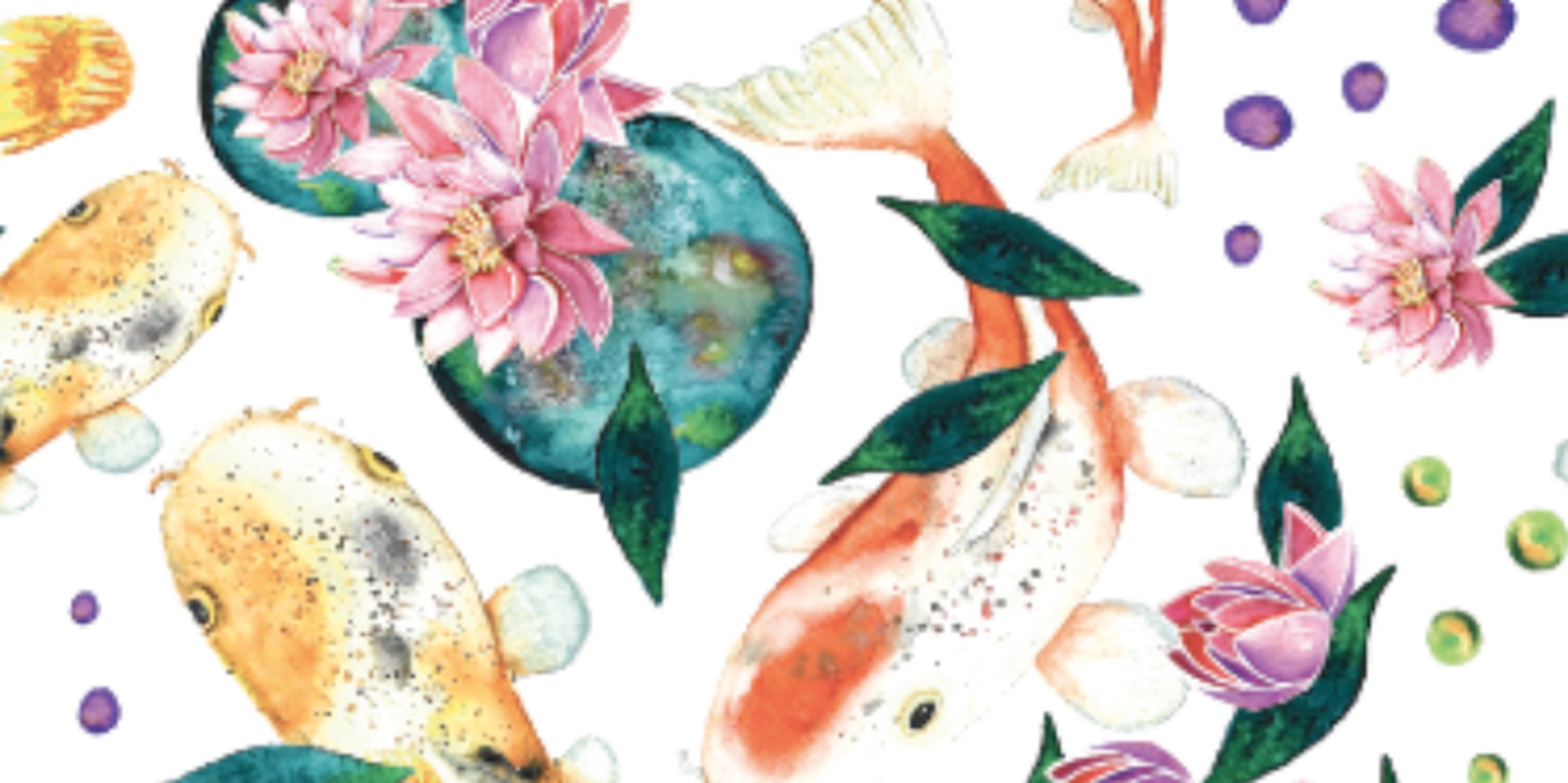 Koi Collection — pattern banner