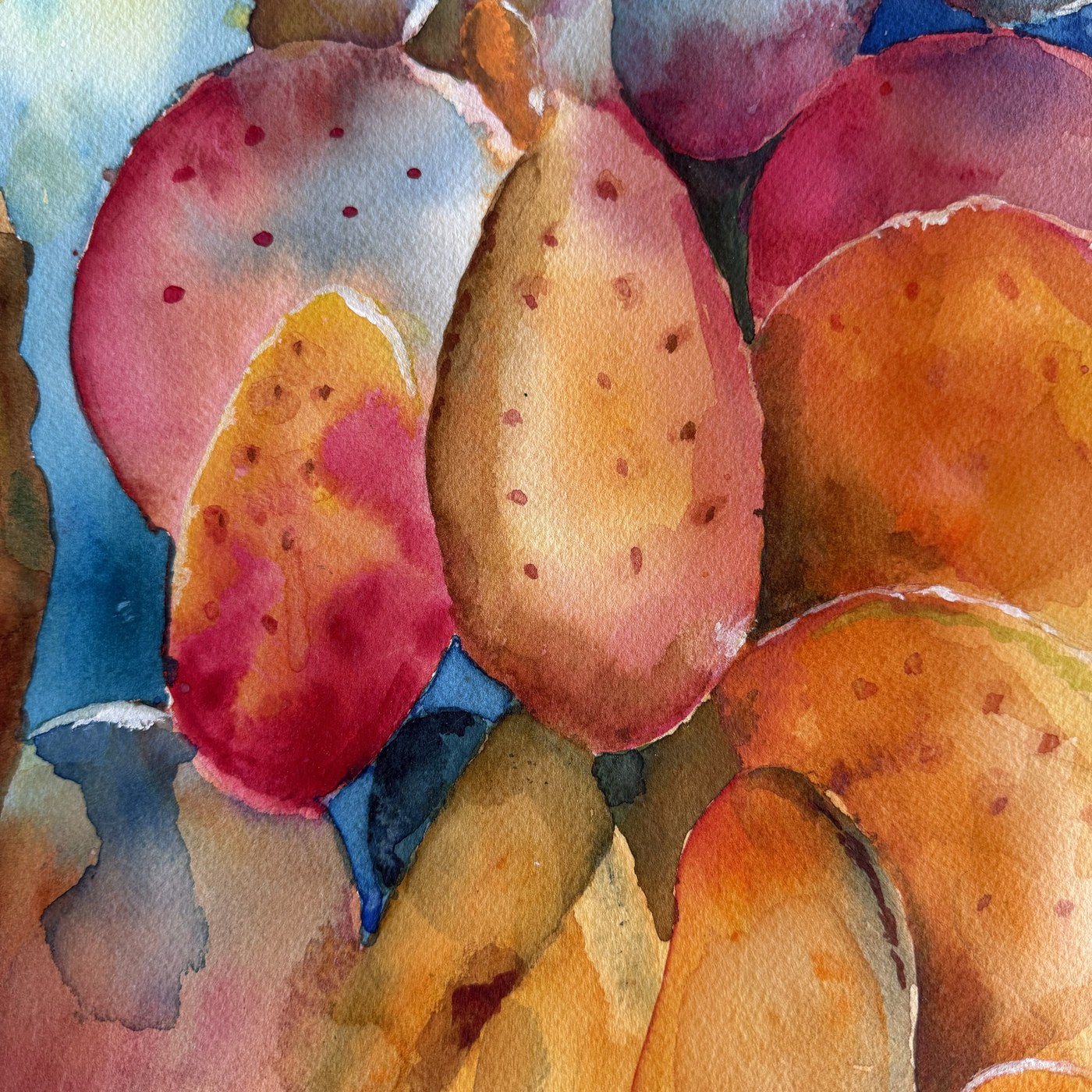 Cacti watercolor I