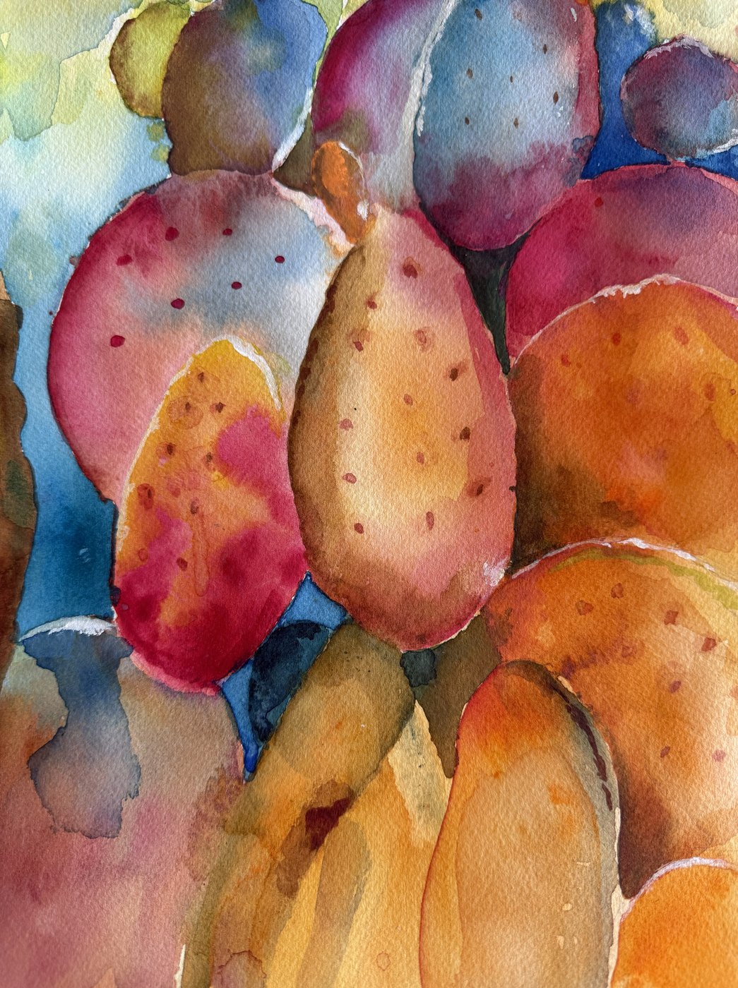 Cacti watercolor I